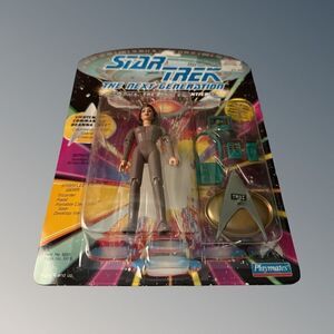 1992 Playmates Star Trek The Next Generation Action Figure Deanna Toi Sealed C1